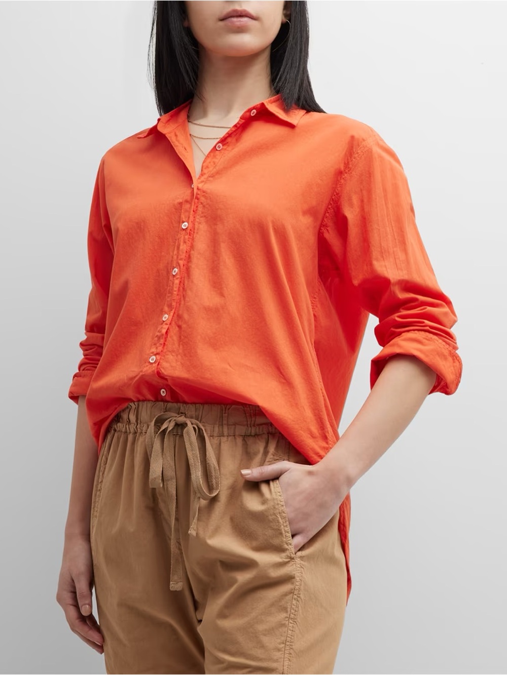 Xirena Beau Button-down Poplin Shirt In Multi